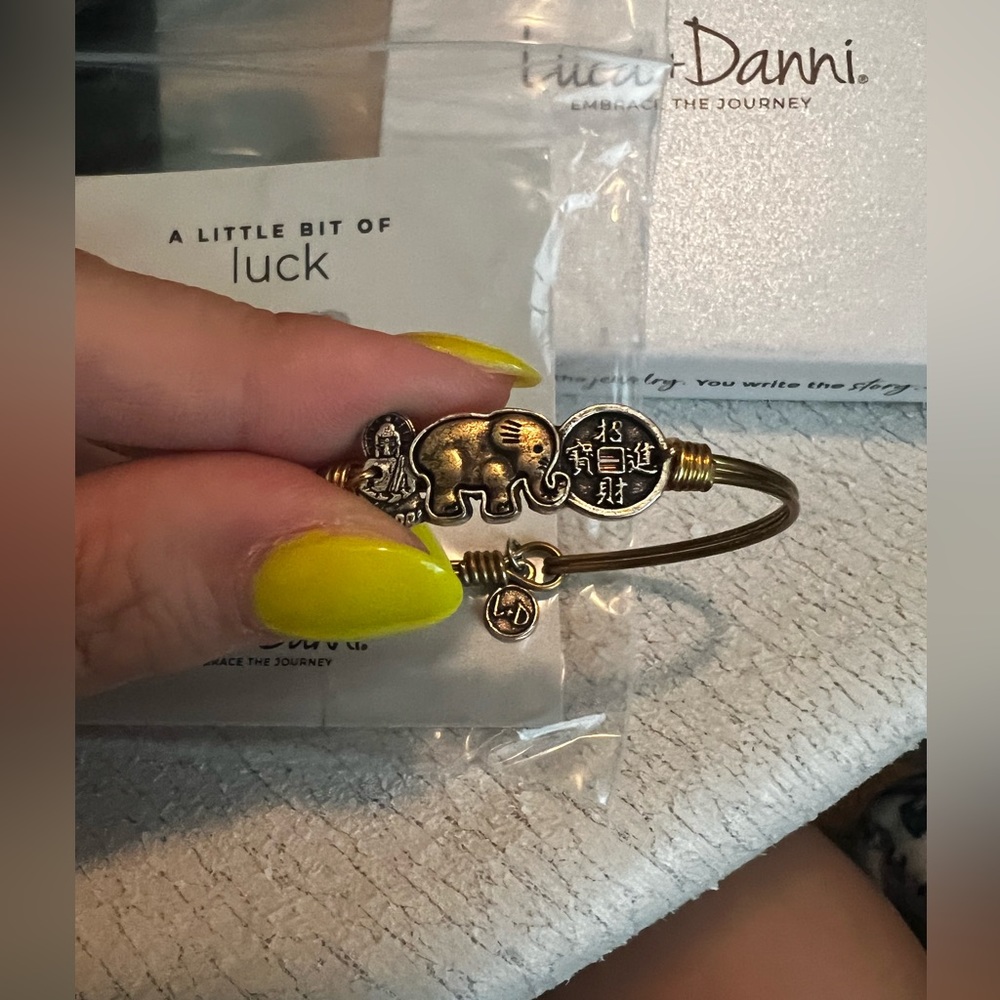 Luca and Danni luck bangle bracelet